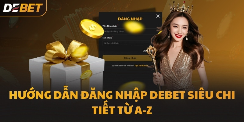 Hướng dẫn đăng nhập DEBET siêu chi tiết từ A-Z