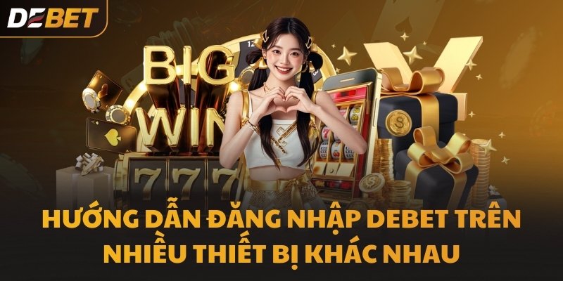 Hướng dẫn đăng nhập DEBET trên nhiều thiết bị khác nhau